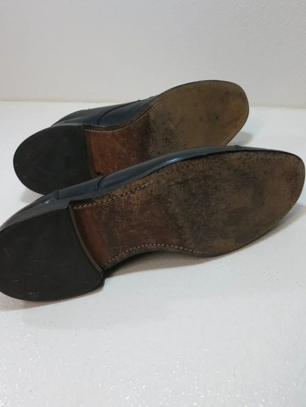 Allen Edmonds Cortland Cap Toe Oil Tanned Leather Dress Oxfords Shoes Men 10.5 D
